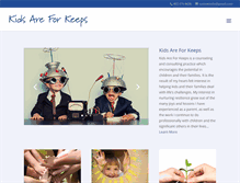 Tablet Screenshot of kidsareforkeeps.com